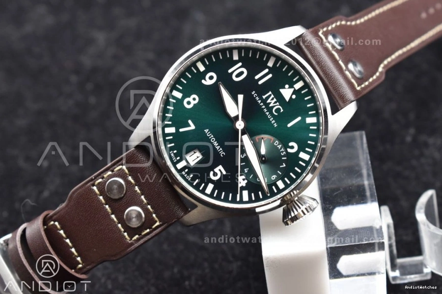 Pilot Strap Leather Big HighQuality A Best 524 ZF Brown Edition Real IW500901 on 0321